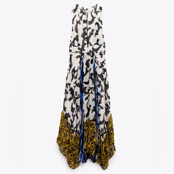 New Zara Limited Edition Floral Printed Dress - 8465/275 - Picture 3 of 17